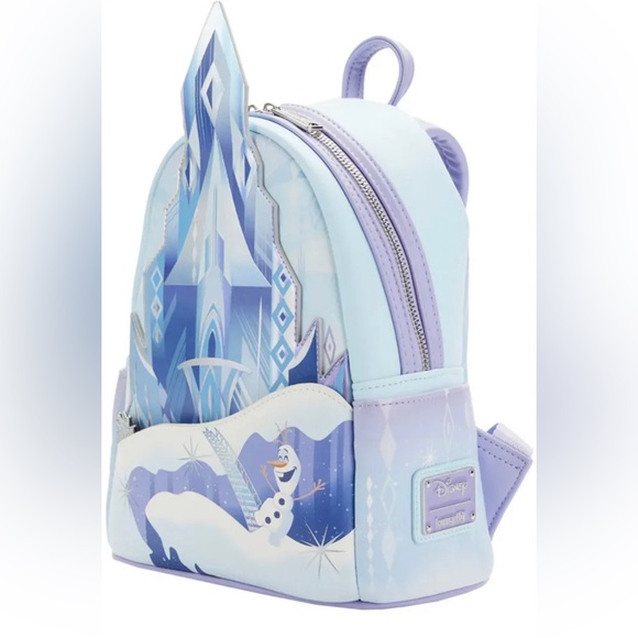 Loungefly Disney Princess Frozen Castle Mini Backpack AC - Picture 3 of 5